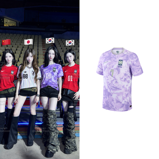 Aespa Korea Soccer Jersey // Purple