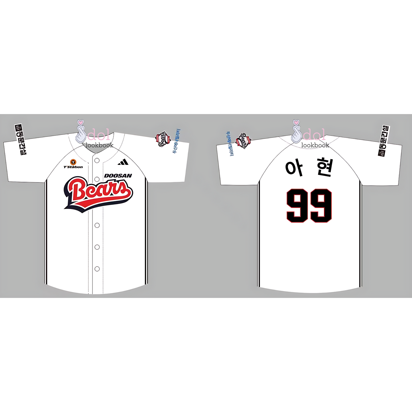 BABYMONSTER Doosan Bears Baseball Jersey