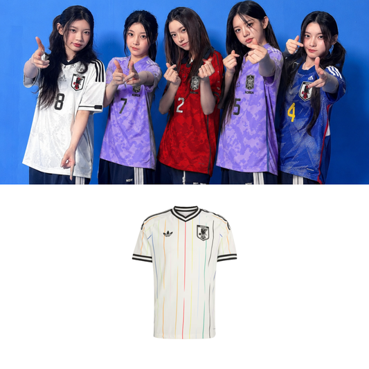 ILLIT Japan Soccer Jersey // White