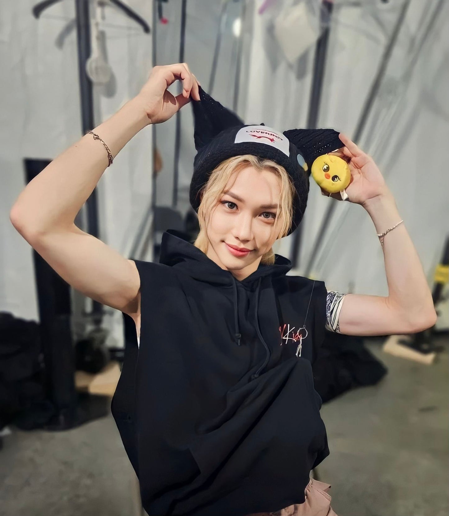 Stray Kids Chunky Knit Cat Beanie