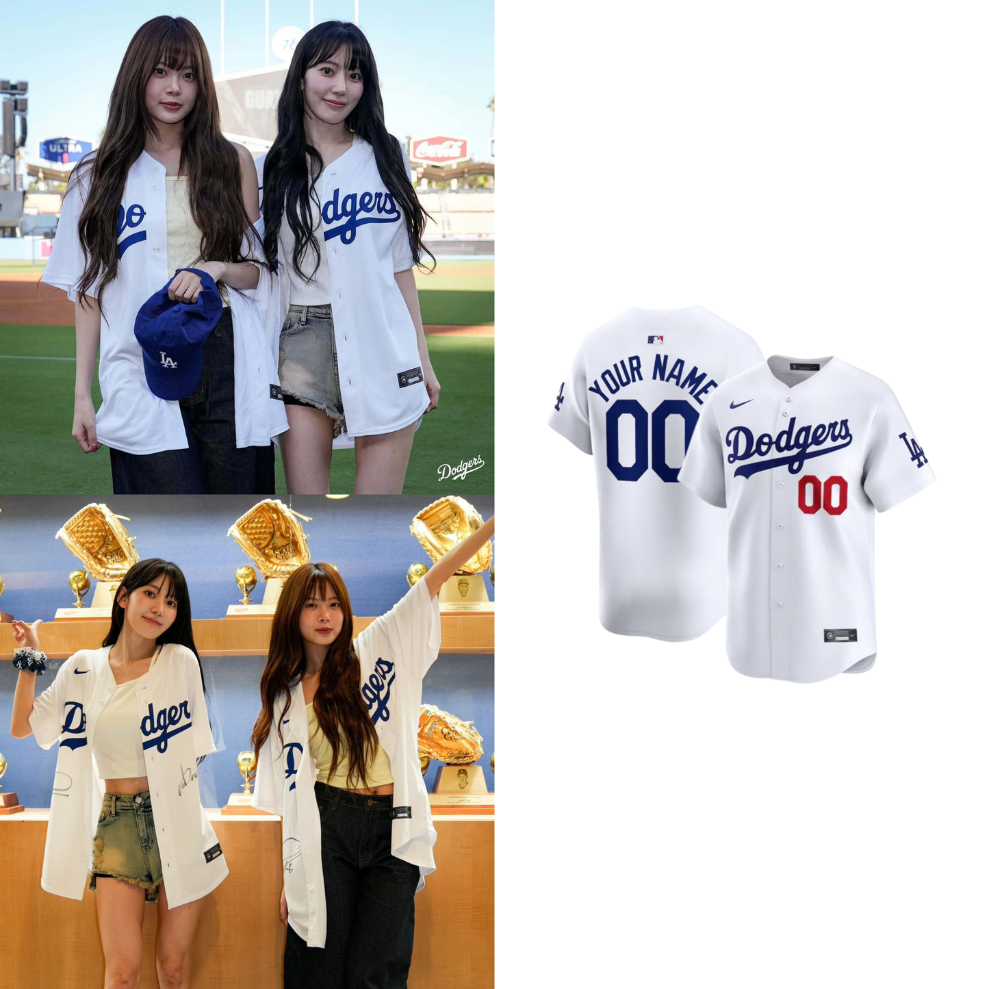 Le Sserafim LA Baseball Jersey