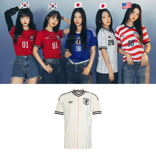 Le Sserafim Japan Soccer Jersey // White