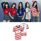 Le Sserafim US Soccer Jersey // Red and White