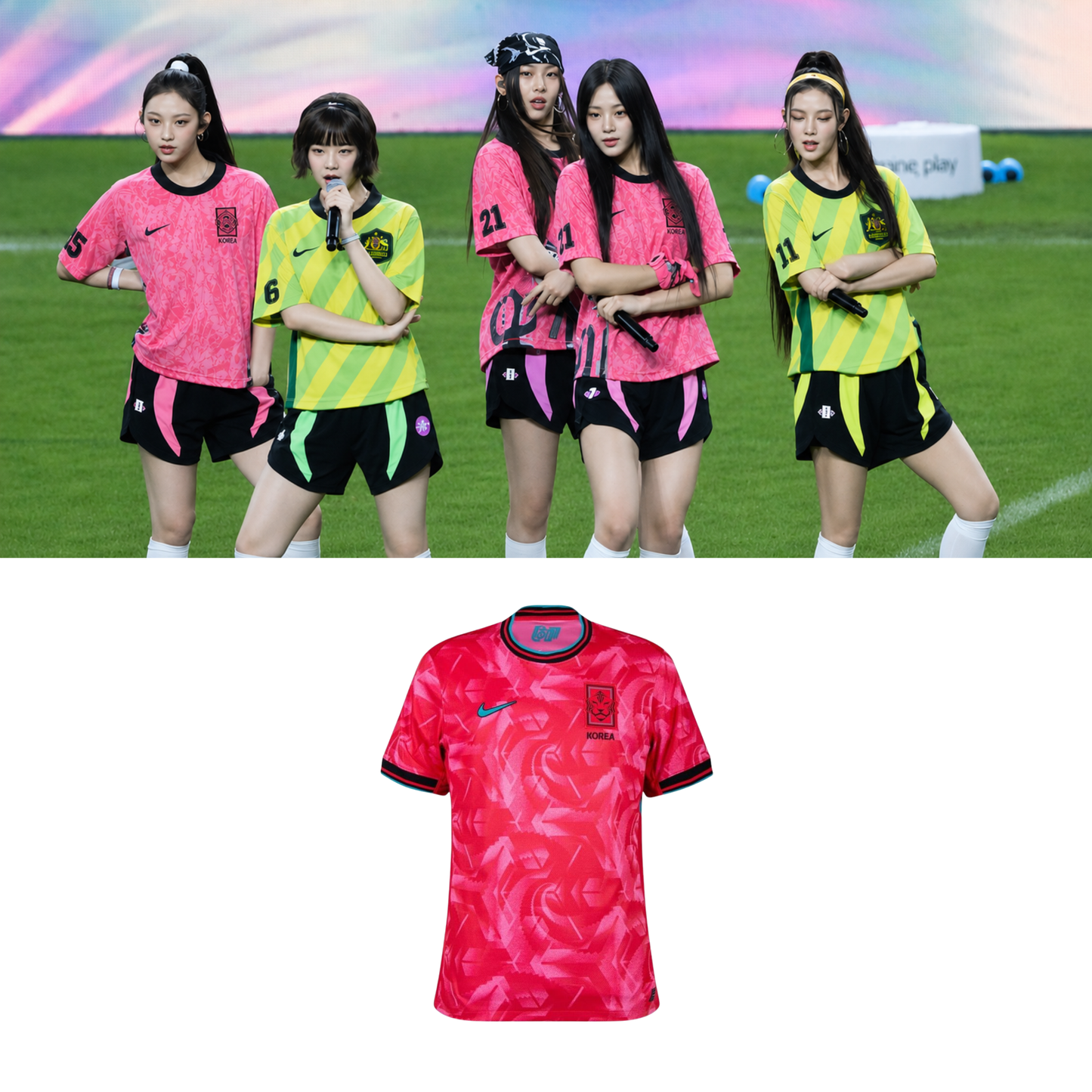 New Jeans Korea Soccer Jersey // Pink