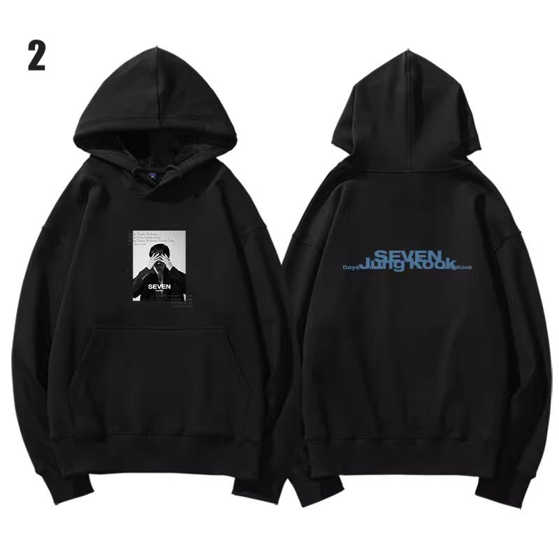 BTS Jungkook Seven Photo Hoodie