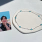 BTS Jimin Light Blue Island Necklace