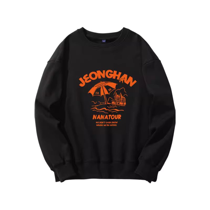 Seventeen 2023 Nana Tour Crewneck // Black