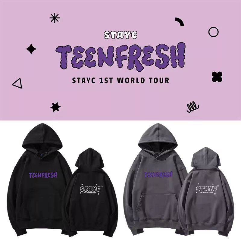 STAYC 2023 Teen Fresh World Tour Hoodie