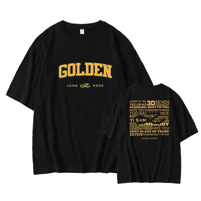 BTS Jungkook Golden T-Shirt