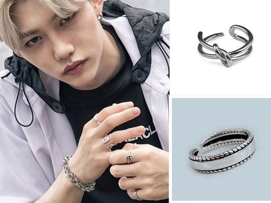 Stray Kids Felix Knotted Glossy Ring