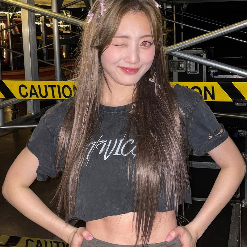 Twice Ready to Be 2023 World Tour T-Shirt, Cropped Top / XL