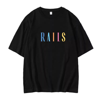 IU Rails Y Love H Cropped T-Shirt