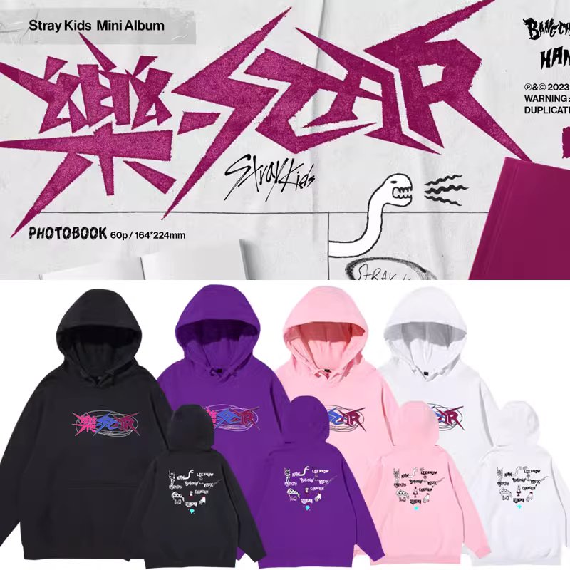 Stray Kids Star Album Hoodie