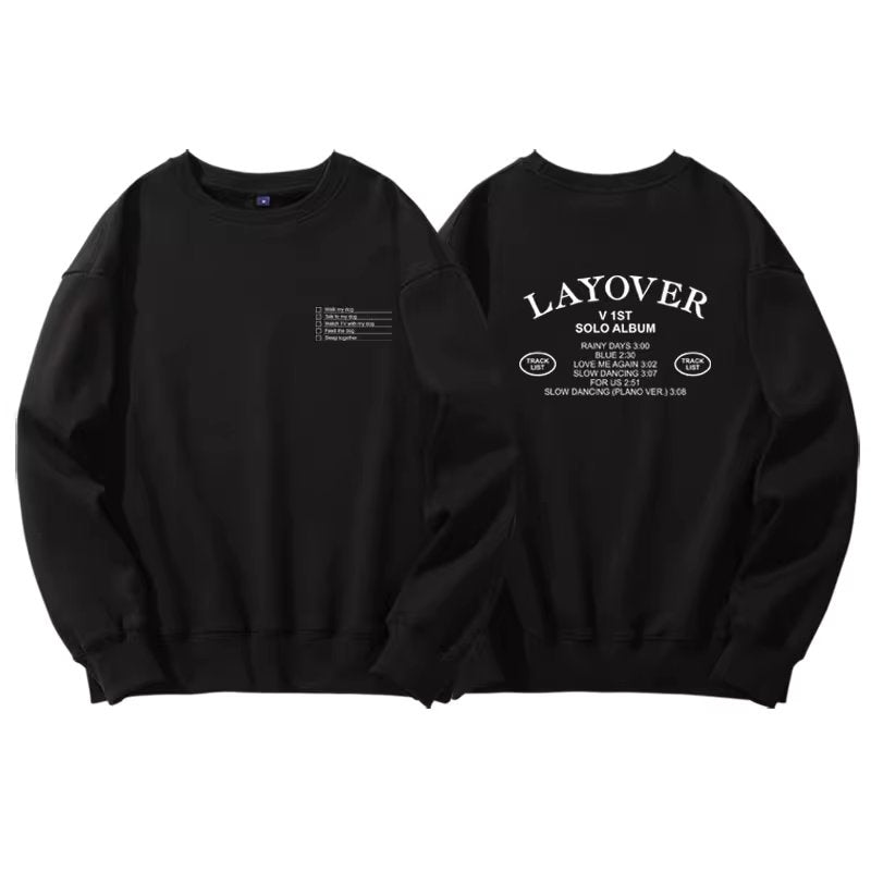 BTS V Taehyung Layover Crewneck