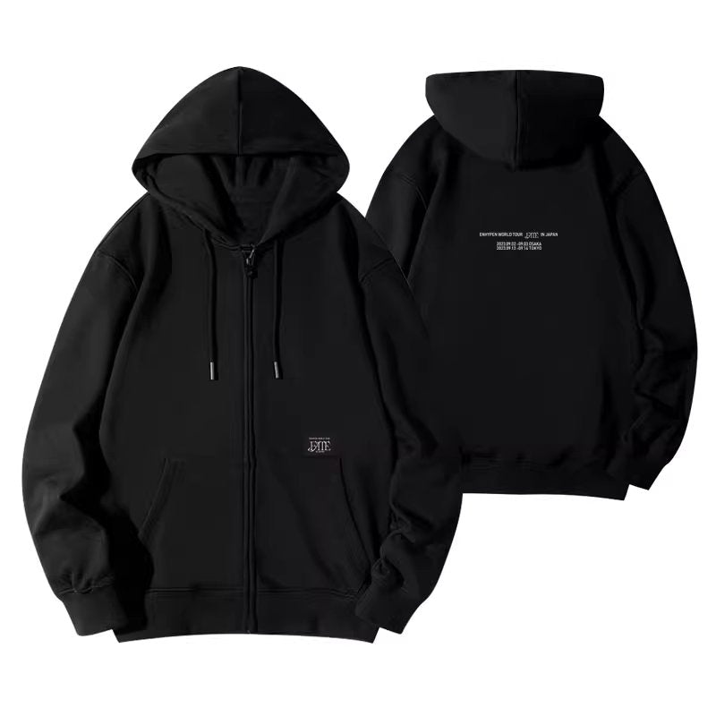 Enhypen World Tour Fate Zip Up Hoodie