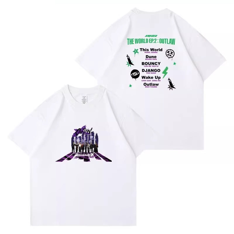 Ateez The World Ep. 2 Outlaw Concert T-Shirt