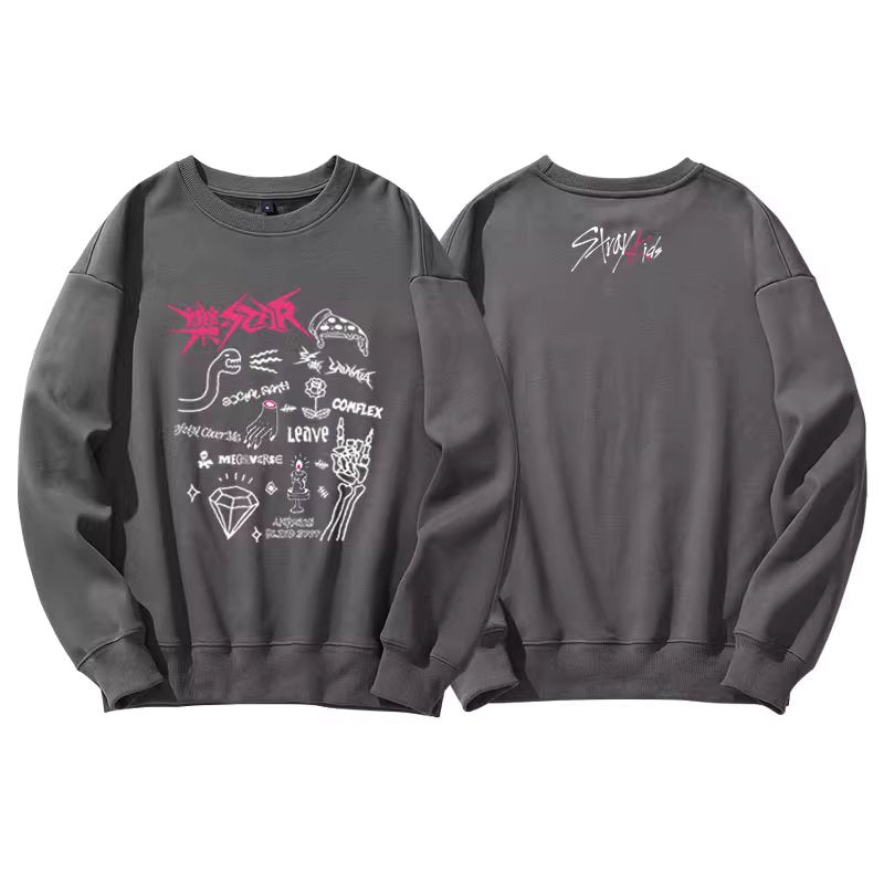 Stray Kids 樂-STAR (Rockstar) Album Crewneck