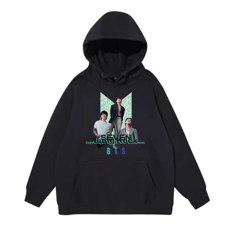 BTS Jungkook Seven Zip Up Hoodie