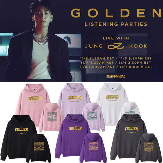 BTS Jungkook Golden Album Hoodie