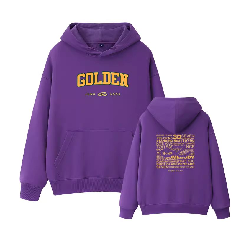 BTS Jungkook Golden Album Hoodie