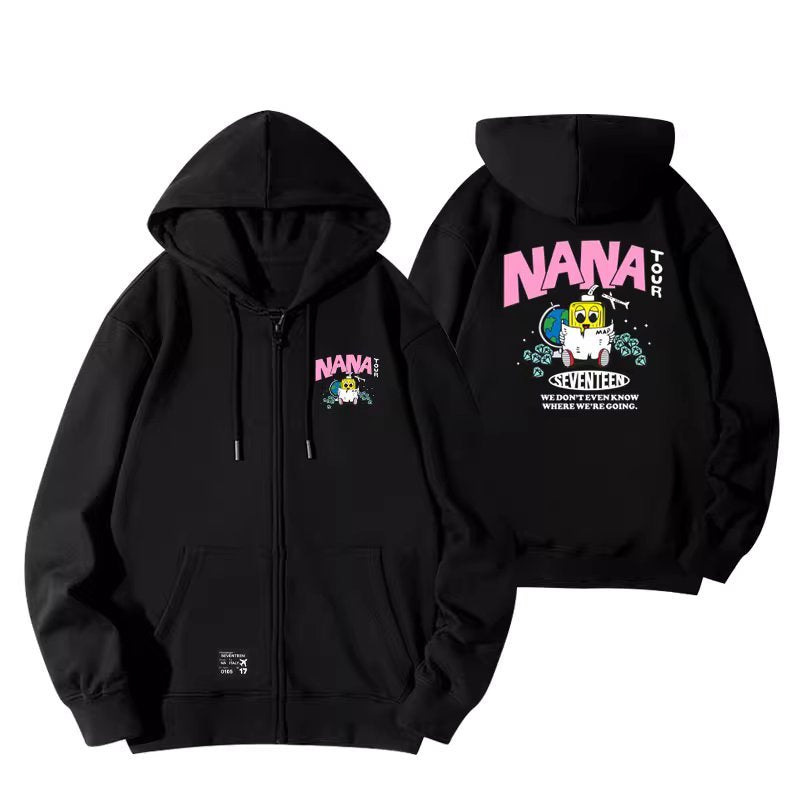 Seventeen 2023 Nana Tour Zip Up Hoodie