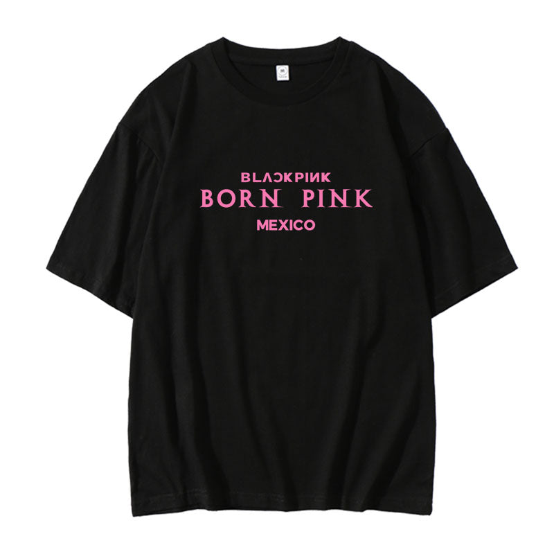 Blackpink Mexico Born Pink Concert Cropped T-Shirt