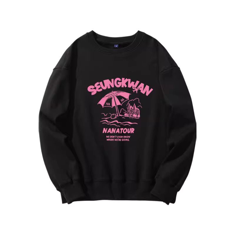 Seventeen 2023 Nana Tour Crewneck // Black