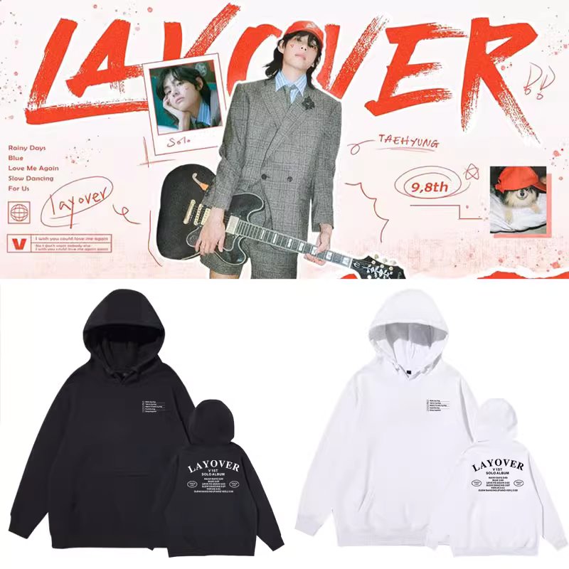 BTS V Taehyung Layover Album Hoodie