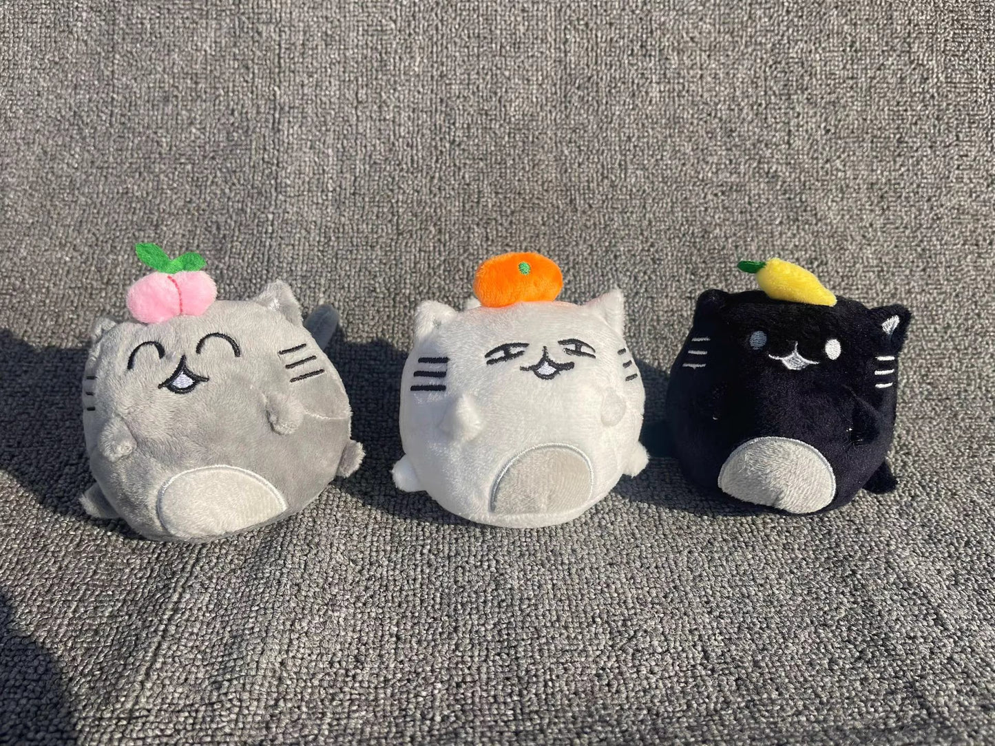 Seventeen Jun Happy Cat Plushie Keychain