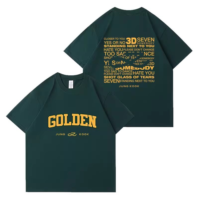 BTS Jungkook Golden T-Shirt