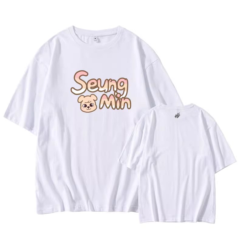 Stray Kids 2023 SKZOO 5 Star Cartoon T-Shirt