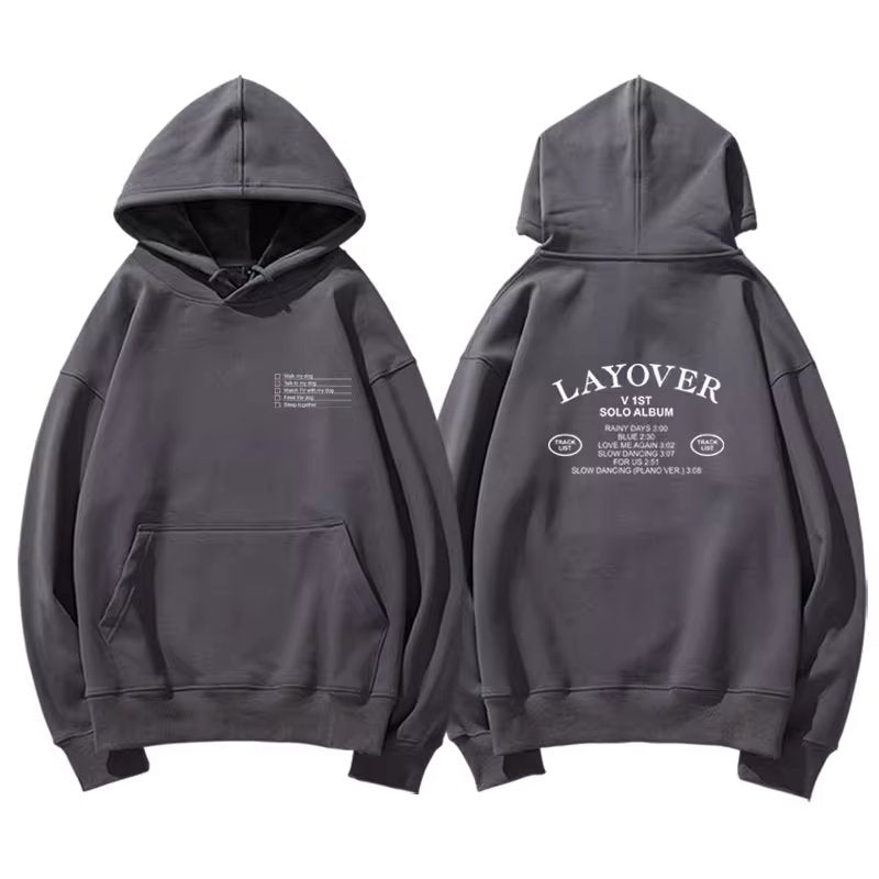 BTS V Taehyung Layover Album Hoodie