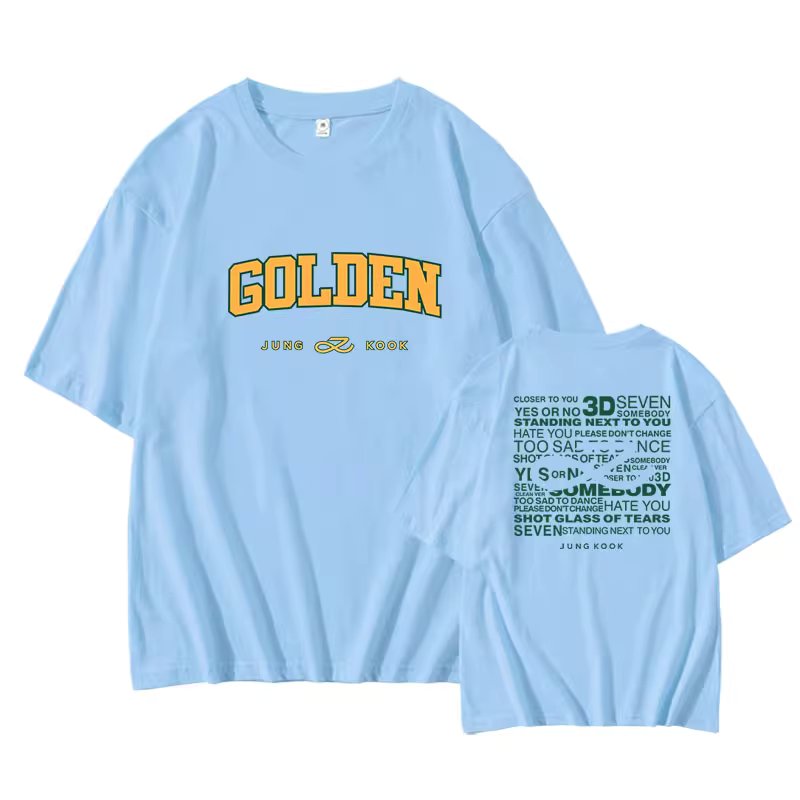 BTS Jungkook Golden T-Shirt