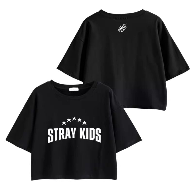 Stray Kids 2023 5-Star Japan Concert Longsleeve Cropped T-Shirt