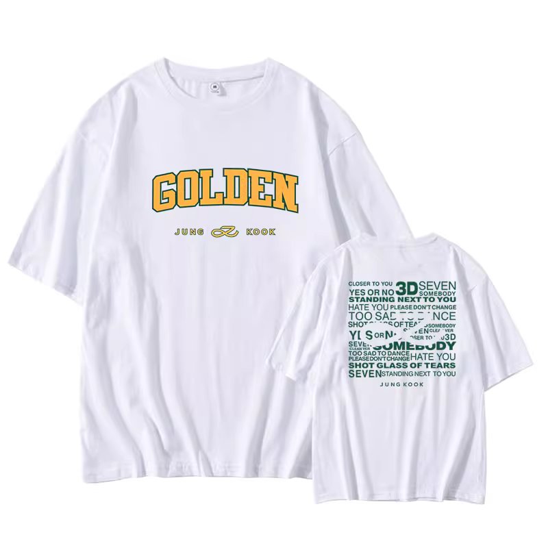 BTS Jungkook Golden T-Shirt