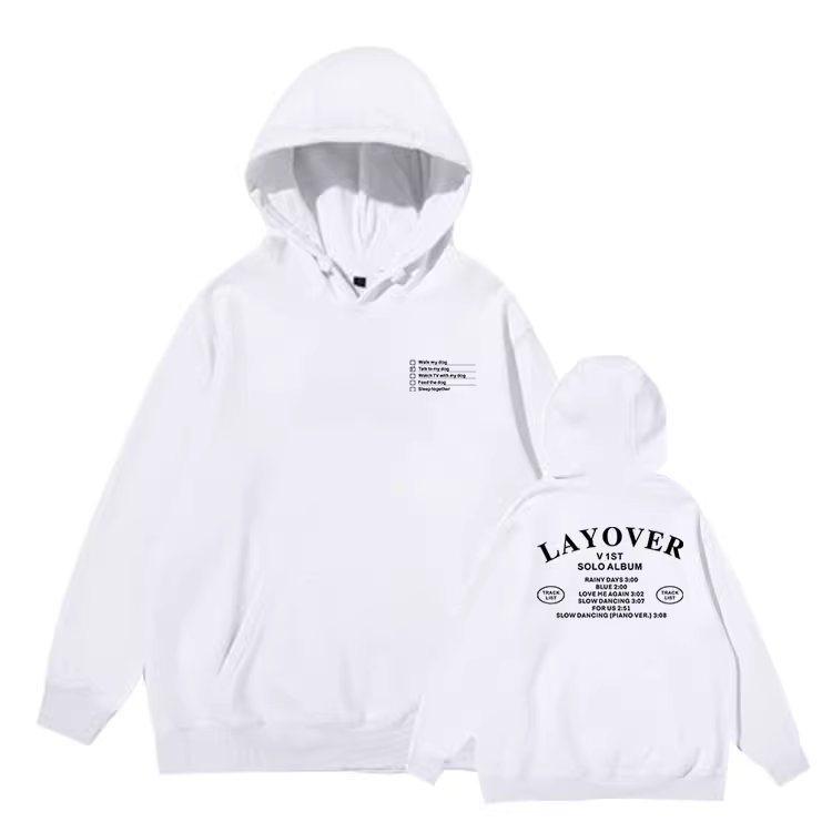 BTS V Taehyung Layover Album Hoodie