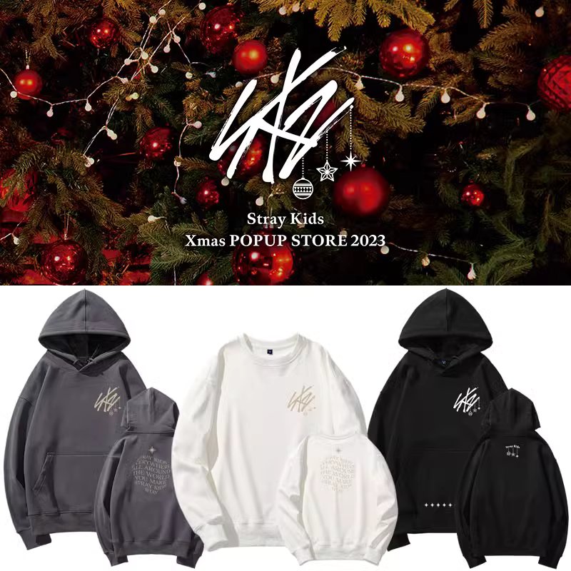 Stray Kids Xmas Pop Up Store 2023 Crewneck Hoodie