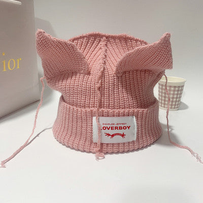 Stray Kids Chunky Knit Cat Beanie