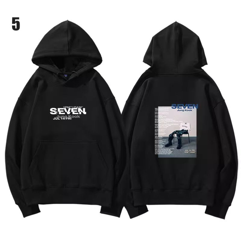 BTS Jungkook Seven Photo Hoodie