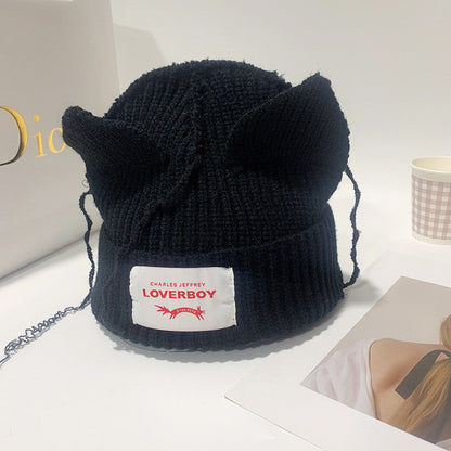 Stray Kids Chunky Knit Cat Beanie