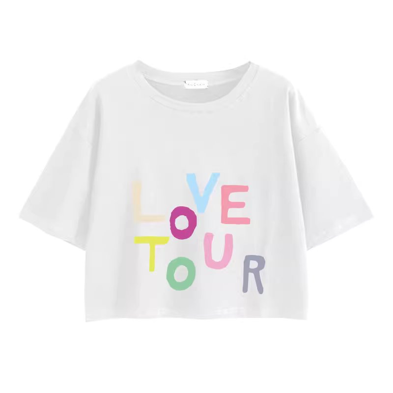 Twice 5th World Tour Love Tour Cropped T-Shirt