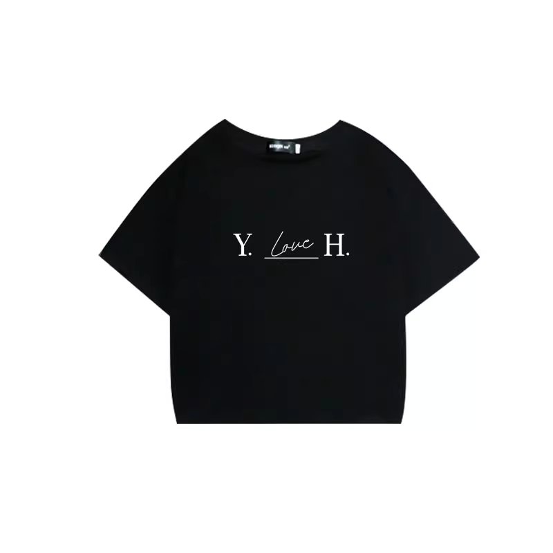 IU Rails Y Love H Cropped T-Shirt