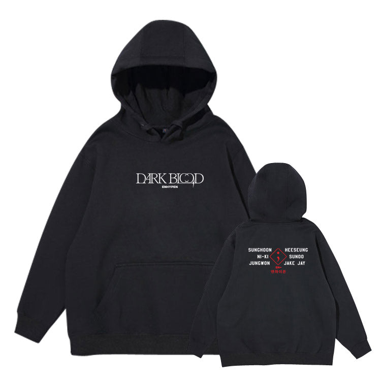 Enhypen Dark Blood Album Hoodie