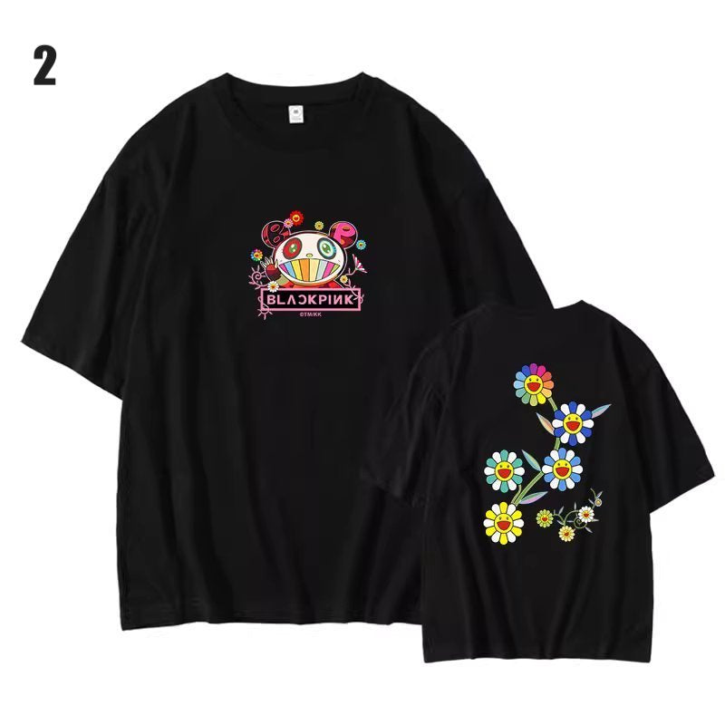 Blackpink Smiley Sunflower T-Shirt