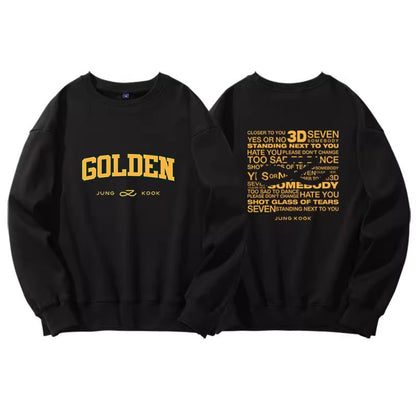 BTS Jungkook Golden Crewneck