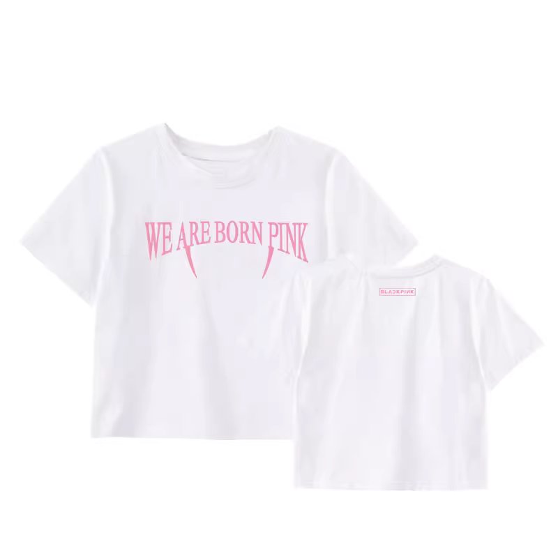 Blackpink We Are Born Pink Cropped T-Shirt