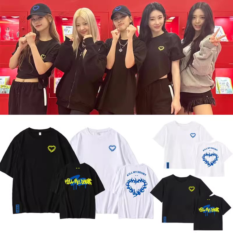 Itzy Kill My Doubt Concert Cropped T-Shirt