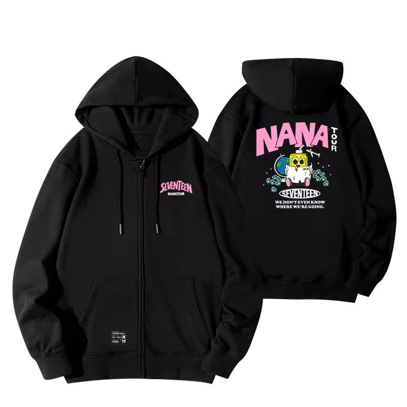 Seventeen 2023 Nana Tour Zip Up Hoodie – idollookbook