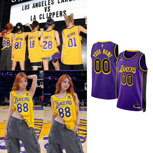 Le Sserafim Basketball Jersey // Purple