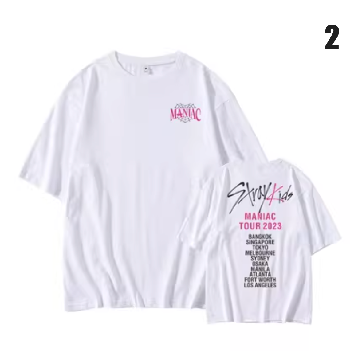 Stray Kids 2023 Maniac Tour Concert T-Shirt